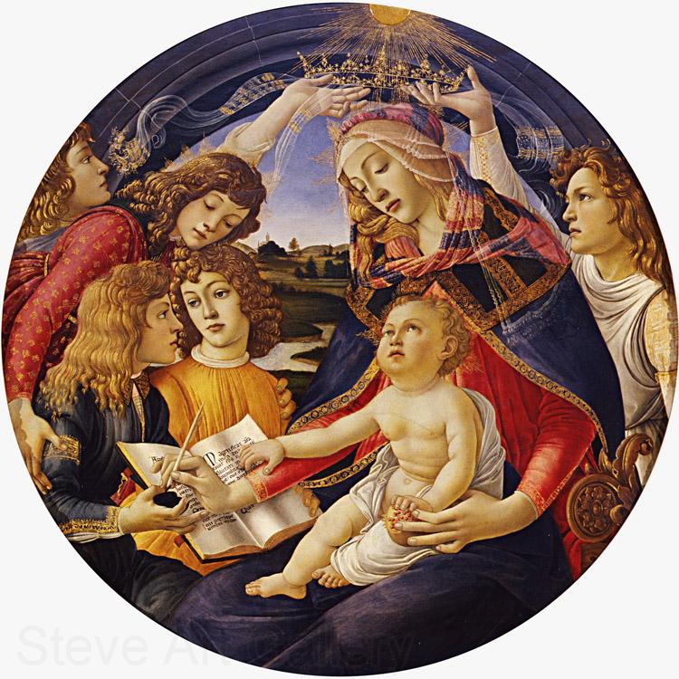 Sandro Botticelli Madonna del Magnificat (mk08) Spain oil painting art